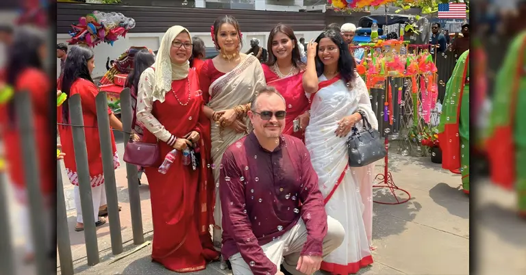 বৈশাখ উৎসবে মার্কিন রাষ্ট্রদূত ক্রিস্টেনসেন